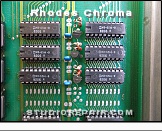 Rhodes Chroma - CPU Board - RAM * Model 2101 - Computer Board: 3kB of nonvolatile CMOS memory to store the patches