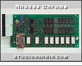 Rhodes Chroma - CPU Board - PCB * Model 2101 - Computer Board: component side