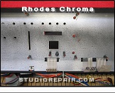Rhodes Chroma - Front Panel * Model 2101 - Front Panel Assembly: I/O board removed