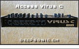 Access Virus C - Rear View * …
