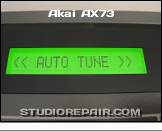 Akai AX73 - Display * >