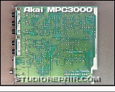 Akai MPC3000 - A/D Converter Board * AD/DA PCB L401253M - Soldering Side
