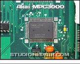 Akai MPC3000 - System Board * CPU System Circuit Board (PCB L4012A5010) - NEC µPD72069GF Floppy Disk Controller