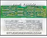 Akai VX600 - Voice Board * PCB L1023A5020: Soldering Side