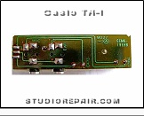 Casio TA-1 - Circuit Board * PCB GCMK-19EHB M227-2A - Jack Board - Soldering Side