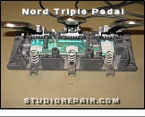 Clavia Nord Triple Pedal - Pedal Unit * Pedals Liftet
