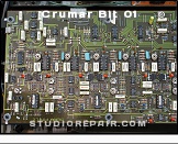 Crumar Bit 01 - VCF / VCA Board * PCB P1118 - VCF & VCA Board