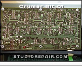 Crumar Bit 01 - VCF / VCA Board * PCB P-1118L.S. - VCF & VCA Board - Soldering Side