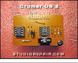 Crumar DS 2 - Circuit Board * PCB P452 - Component Side