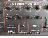 Crumar DS 2 - Panel * Oscillator 1 & 2 Controls