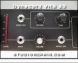 Dynacord VRS 23 - Front View * Input and Output Controls