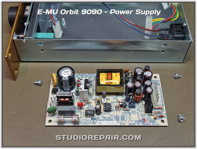 Studio Repair E Mu Orbit 9090 Power Supply