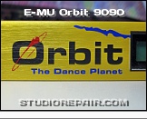 E-MU Orbit 9090 - Front Panel * Orbit The Dance Planet - Logotype