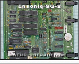 Ensoniq SQ-2 - Main Board * PART NO: 4001018001 REV 1 / ASSY NO: 40900180 REV D - Sound PROMs & DSP Memory
