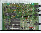 Ensoniq SQ-2 - Main Board * PART NO: 4001018001 REV 1 / ASSY NO: 40900180 REV D - Ensoniq OTISR2 609-0381303 (Synth Engine & AD/DA Processing) - Analog Circuitry