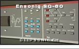 Ensoniq SQ-80 - Front Panel * …