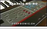 Ensoniq SQ-80 - Panel Detail * …
