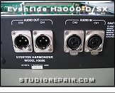 Eventide H3000-D/SX - Audio Jacks * …
