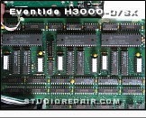 Eventide H3000-D/SX - Signal Processors * Three Texas Instruments TMS320C10 DSPs. Each one correspond to a so called PEL (Processing ELement) of the H3000 design.