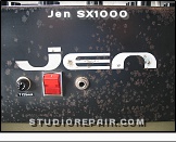 Jen SX1000 - Rear Panel * …