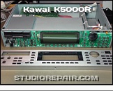 Kawai K5000R - Opened * Front Panel Dismounted