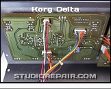 Korg Delta - Panel Board * PCB KLM-235B MG&NOISE BLOCK
