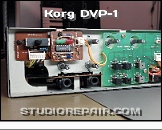 Korg DVP-1 - Front Panel * PCB KLM-1006  Attenuator Board / KLM-1004 VU Meter Board / KLM-1008 Front Jack Board / KLM-1005 Panel Board