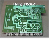 Korg DVP-1 - Power Supply * PCB KLM-1002 - Power Supply Board - Soldering Side