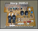 Korg DVP-1 - Power Supply * PCB KLM-1002 - Power Supply Board - Component Side