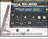 Korg EX-800 - Modification * Mounting the Pots for the Mods…