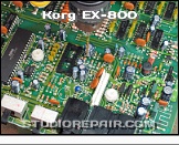 Korg EX-800 - Modification * Connections for the 12dB/24dB Filter Switch