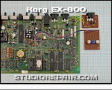 Korg EX-800 - Circuit Boards * KLM-596 Main PCB & Accompanist