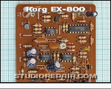 Korg EX-800 - Chorus Board * KLM-598 Chorus PCB - Panasonic MN3209 256-Stage BBD w/ MN3102 Clock Generator