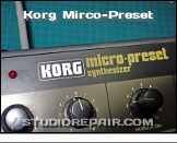 Korg M-500SP Mirco-Preset - Logotype * …