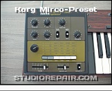 Korg M-500SP Mirco-Preset - Panel * …