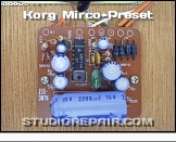 Korg M-500SP Mirco-Preset - Speaker / Amp * KLMC-117 - Speaker Amplifier Board - Component Side