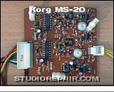 Korg MS-20 - Filter Board * PCB KLM-307 VCF Daughter Board ("KORG 35" Hybrid Replacement)