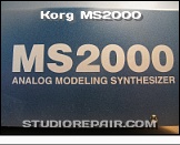 Korg MS2000 - Logotype * …