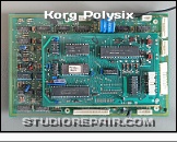 Korg Polysix - CPU Board * PCB KLM-367A w/ Piggyback EES Midicomp MIDI-Extension