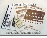 Korg Polysix - Scope * Owner's Manual, Setting Charts and Cassette Tape with Factory Sounds