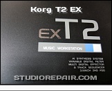Korg T2 EX - Logotype