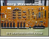 Korg Wavestation - Converter Board * PCB KLM-1416 - D/A Converter & Jack Board