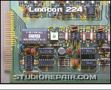 Lexicon 224 - D/A Converter * AOUT card - Analog output circuitry featuring a Burr Brown DAC80-CBI-V converter.