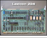 Lexicon 224 - Microcomputer * The system is hosted by a National Semiconductor Board Level Computer (BLC) featuring a generic 8080 CPU with onboard RAM, ROM and peripherals. Neither designed nor made by Lexicon.
