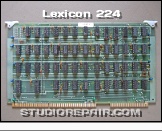 Lexicon 224 - ARU Circuit Board * ARU card - Arithmetic and register circuitry. This is the place where the numbers are crunched…