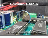 Lexicon LXP-5 - Circuit Board * PCB 710-07310 Rev. 2 - Backup Battery (a CR2430 Vertically Mounted Fits)
