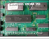 Lexicon PCM 70 - Slave Processor * Z80 CPU accompanied by 16kB static RAM