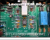 Lexicon PCM 80 - Input Amp * …