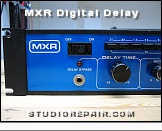 MXR M-113 Digital Delay - Front Panel * Delay Time and Bypass Switch