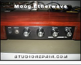 Moog Etherwave - Front Panel * Front Controls: Volume, Pitch, Waveform, Brightness